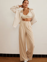 Corduroy High-Waist Wide Leg Pants